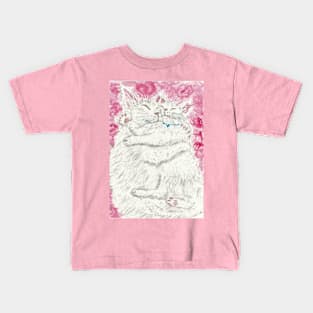 Mother and baby cat kitten Kids T-Shirt